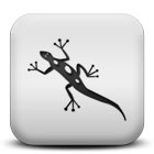 Lizard icon as a symbol for adaptability.